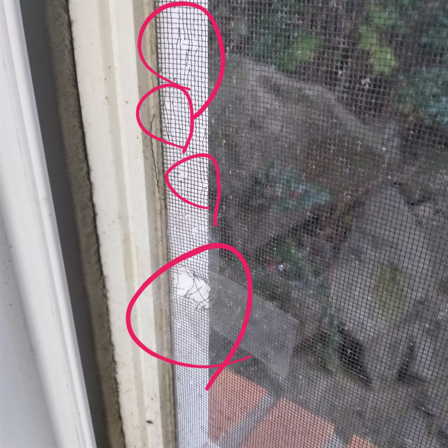 4호관 B동 139호 방충망 수리