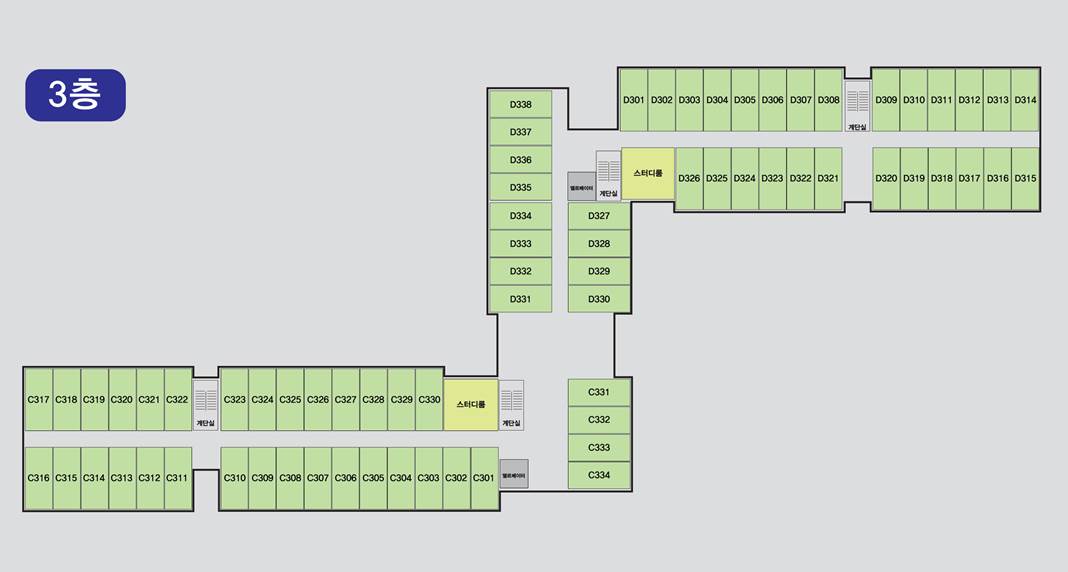 5호관(2BTL) 건물 안내도